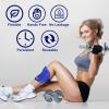 Knee Cold Pack for Injury,2 Packs Reusable Ice Pack Wrap for Knee Replacement Surgery, Ice Gel Packs Cold Therapy for Joint Pain Relief, Arthritis, Swelling, Bruises - 9.8" x 6.5" view 2