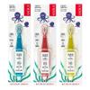 RADIUS Children's Toothbrush, Totz Brush, Extra Soft Bristles, Blue/Coral/Yellow, BPA Free & ADA Accepted, Designed for Delicate Teeth & Gums for Children 18 Months & Up, Pack of 3 view 2