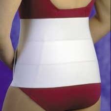 Abdominal Support Binder - Large 12" Segmented elastic 4 Panel Binder