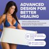 EpiFoam Silicone Coated Pads  Premium Durable Silicone Foam Dressing for Post-Surgical & Liposuction Recovery - Helps Balance Compression & Enhances Comfort - Includes 3 Sheets, 7.75 x 11.5 Inches view 3