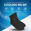 NatraCure Cold Therapy Socks - Reusable Gel Ice Frozen Slippers for Feet, Heels, Swelling, Edema, Arch, Chemotherapy, Arthritis, Neuropathy, Plantar Fasciitis, Post Partum Foot - Size: Large view 2