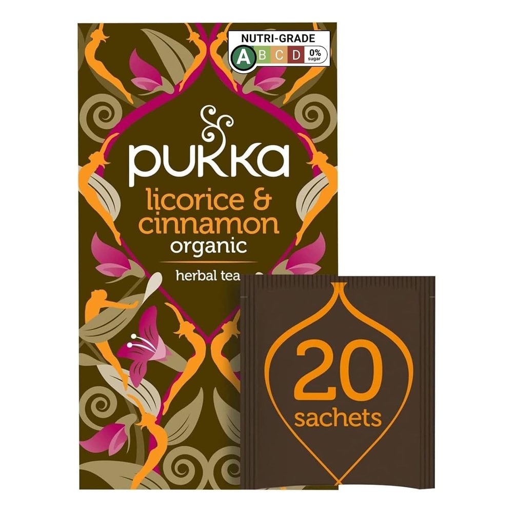 Pukka Herbal Teas Licorice and Cinnamon - 20 Bags, 20 Count