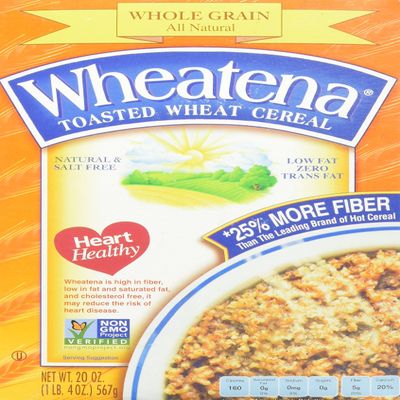Wheatena Toasted Crushed Whole Wheat Cereal, 20 Oz Box