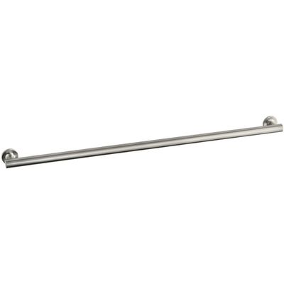 Kohler 11895-BN Purist 36" Grab Bar for Bathtubs and Showers, Wall-Mount Grab Bars for Bathroom, Vibrant Brushed Nickel