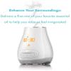 Slumber Scents Alarm Clock, Essential Oil Diffuser & White Noise Machine 6 Soothing Sounds, LED Lights, Auto-Off Timer, Bluetooth Bonus- 3 Essential Oils, Aromatherapy SoundSpa HoMedics view 4