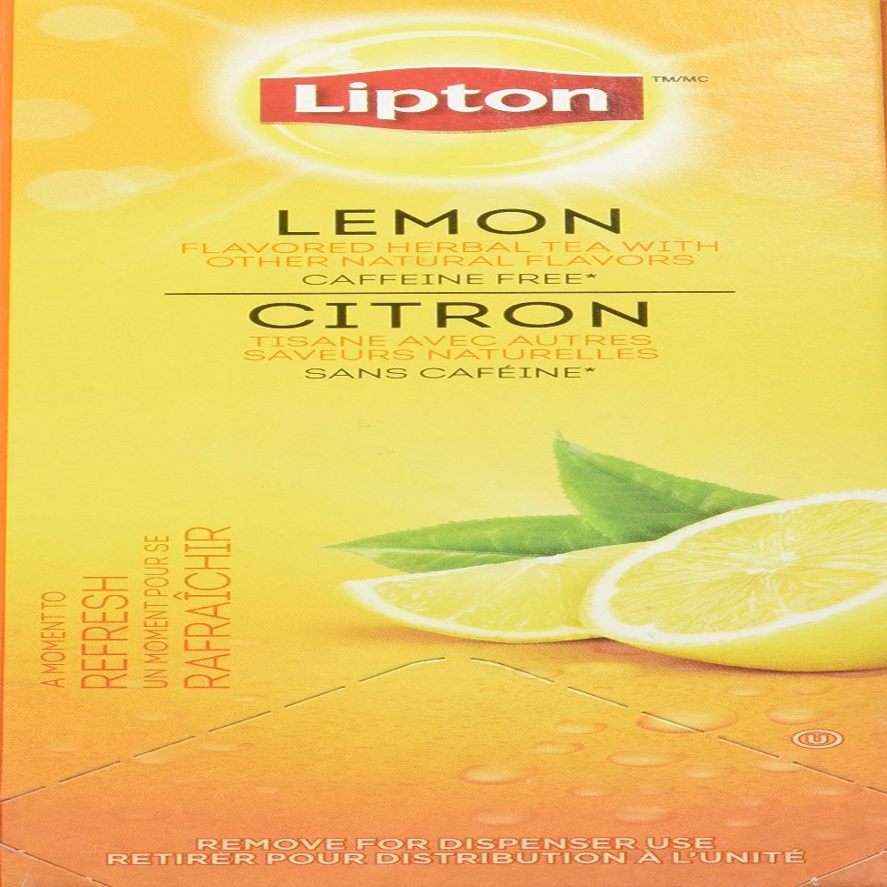 Lipton Lemon Herbal Tea (Box of 28)