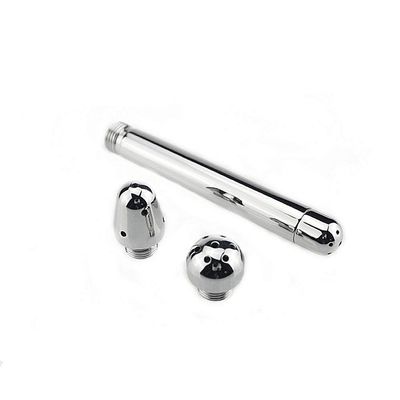 Bathroom Handheld 3 Heads Aluminum Enema Shower Colonic Douche System Cleaner