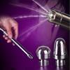 Bathroom Handheld 3 Heads Aluminum Enema Shower Colonic Douche System Cleaner view 4