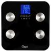 Ozeri Touch 440 lbs Total Body Weight Scale (Body Fat, Muscle, Bone, Weight & Hydration), Auto Recognition Bath Scale with Infant Tare view 1