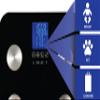 Ozeri Touch 440 lbs Total Body Weight Scale (Body Fat, Muscle, Bone, Weight & Hydration), Auto Recognition Bath Scale with Infant Tare view 2