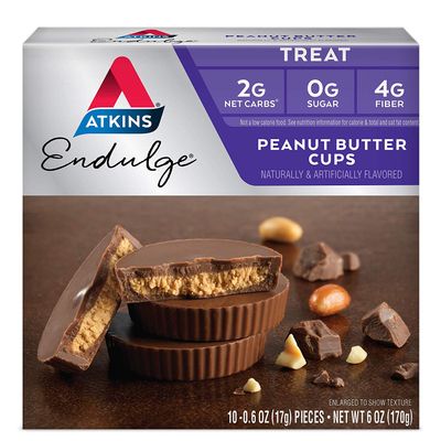Atkins Endulge, Peanut Butter Cups, 10 Count (Pack of 1)
