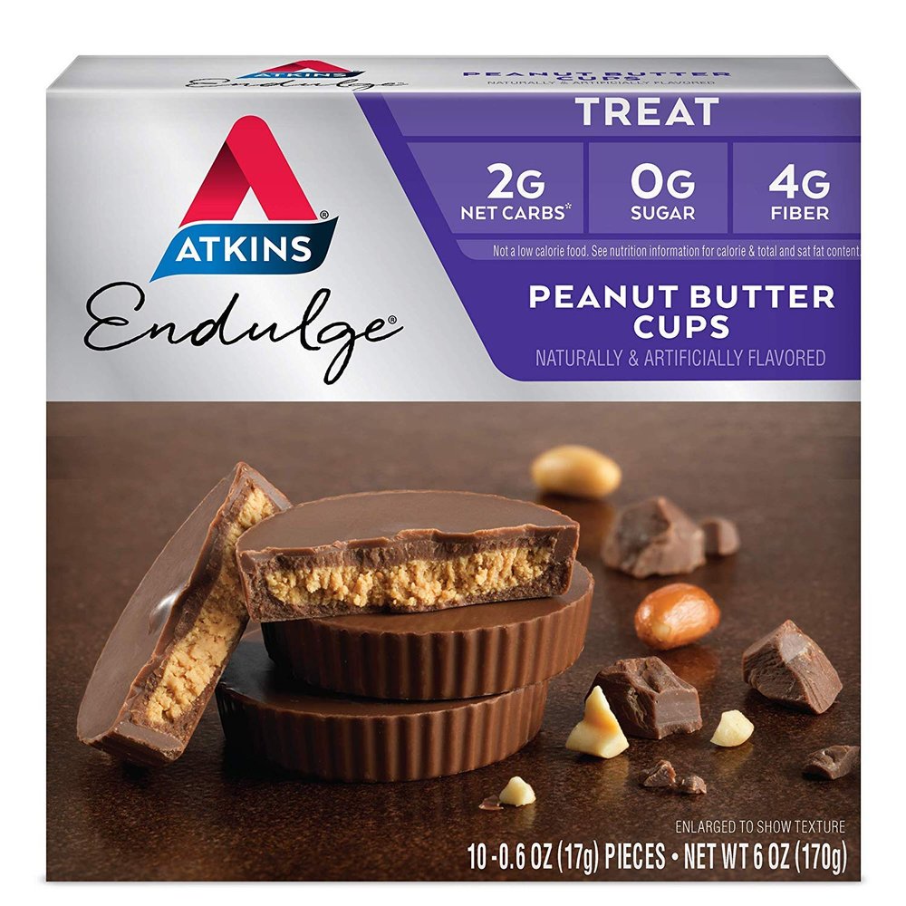 Atkins Endulge, Peanut Butter Cups, 10 Count (Pack of 1)