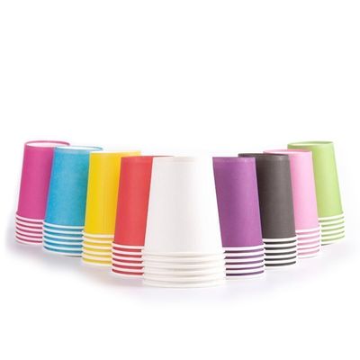 Chenhon Party Disposable Cups, Paper Cups For Weddding & Party Cups 8oz (Multicolor 50pcs)
