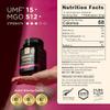 Manuka Honey UMF 15+ (MGO 512+) 100% Pure New Zealand - Certified, Raw 8.8 Ounce (250g) (Pack of 1) view 2