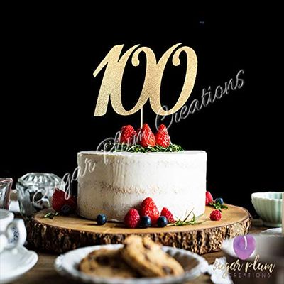 100 Cake Topper