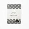 32 Hallmark Black Pattern DIY Save the Date Magnet Announcements view 3