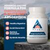 Ayush Herbs VegenzymePlus - Digestive Enzymes for Women & Men, Enzymes for Digestion with Bromelain, Lipase, Lactase, Protease, 100% Vegetarian Gut Health Supplement - 60 Capsules (1 Count) view 2