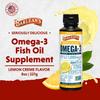 Barlean's Omega 3 Fish Oil Liquid Supplement for Men and Women, 1080mg of EPA and DHA Fatty Acid, Promotes Brain & Heart Health - Non-GMO, Lemon Crme, 8 oz view 3