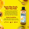 Barlean's Omega 3 Fish Oil Liquid Supplement with Vitamin D for Men and Women, 1080mg of EPA and DHA Fatty Acid, Promotes Brain & Heart Health - Non-GMO, Mango Peach, 8 oz view 3
