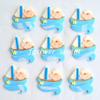 12 Nautical Cupcake Toppers. view 1
