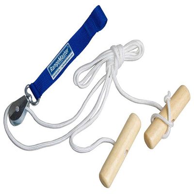 ALIMED 31971 Overdoor Pulley System Webbing Strap Wood Handles