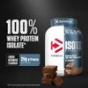 Dymatize ISO100 Whey Protein Powder Isolate, Fudge Brownie, 25g of Protein, 3 Pound, 5.5g BCAAs, Less Than 120 Cal., Gluten Free, 1g Fat, 1g Sugar, 2g Carb (42 Servings) view 2