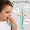 Haakaa 360 Silicone Baby Toothbrush  100% Soft Food Grade Silicone, BPA-Free, Suction Base, Safe for Babies 6 Months+, Gentle Gum and Teeth Cleaning for Infants, Gum Massager (Pink) view 3