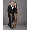 Switch Sticks Aluminum Adjustable Folding Cane and Walking Stick collapses and adjusts from 32 to 37 inches, Gold view 2