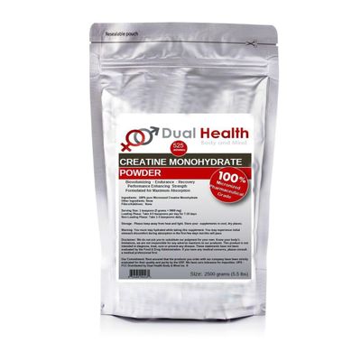 Creatine Monohydrate (2500g (5.5 lbs)) 200 Mesh Pure Micronized Powder Bulk Supplement Pre Workout, Body Building, Strength, Athletic Performance, Muscle Recovery, 5g (5000mg) Serving Size