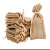 Mandala Crafts 4X6 Inch Plain Burlap Drawstring Gift Bags for Favors - 20 Small Linen Sacks Gift Pouches for Candy, Coffee, Jewelry, Wedding, and Party Supplies view 1