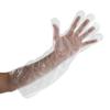 Royal 21.5 Inch Disposable Poly Gloves, Case of 2000, Food Safe, Latex-Free, Increased Dexterity, Ideal for Food Preparation, Clear view 1