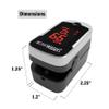 Deluxe SM-110 Finger Pulse Oximeter with Carry Case and Neck/Wrist Cord view 2