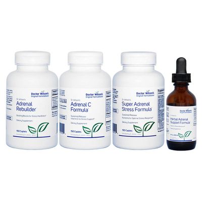 Dr. Wilson's Adrenal Fatigue Protocol kit for Adrenal Support HASF Large
