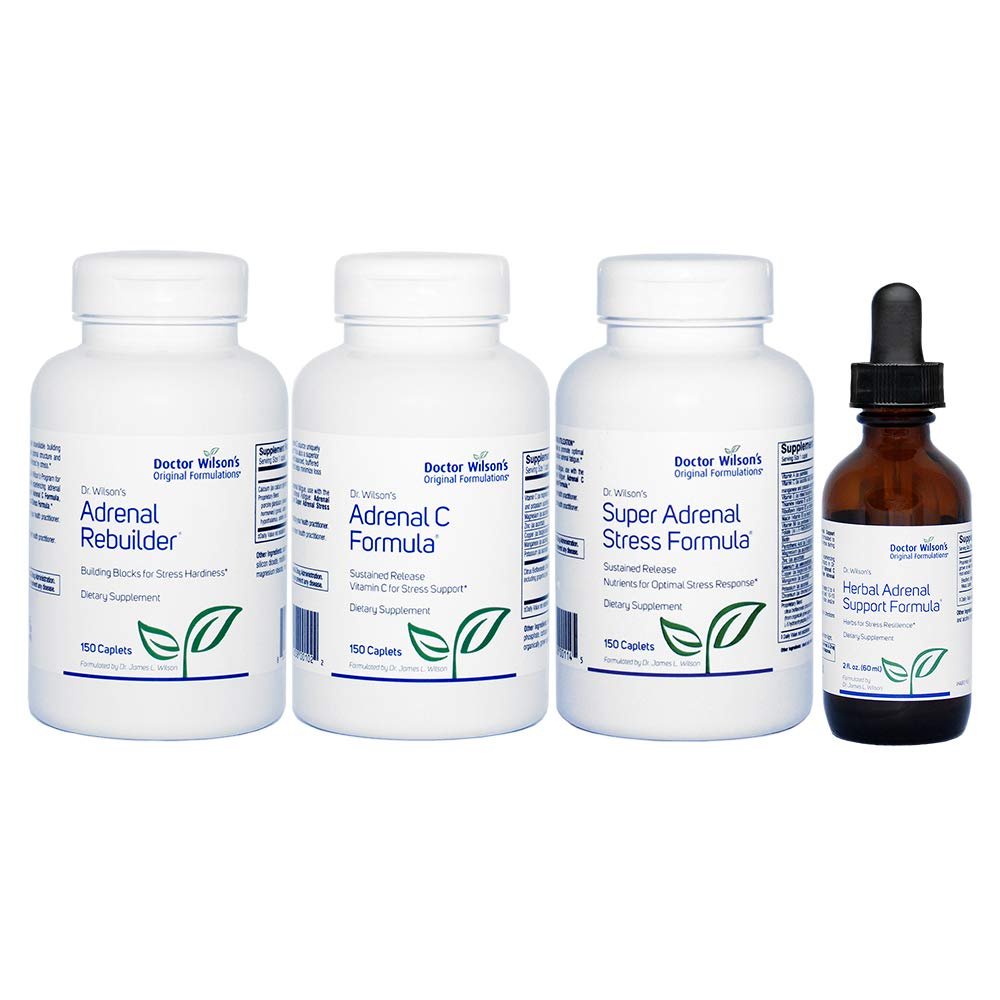 Dr. Wilson's Adrenal Fatigue Protocol kit for Adrenal Support HASF Large