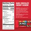 KIND Nut Bars, Dark Chocolate Cherry Cashew, Healthy Snacks, Gluten Free, 4g Protein, 12 Count view 2
