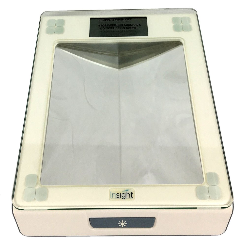 Insight 1380 Digital Bathroom Scale for Diabetic Foot Care, illuminated mirrors