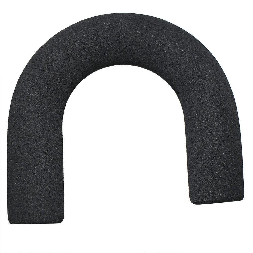 MABIS Foam Hand Grip Replacement for Standard Handle Canes, Thick Cushioned Foam, Black