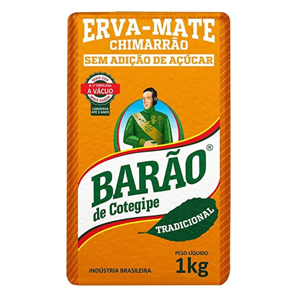 Erva Mate - Barao - 1kg by BRCOFFEE, 2.2 Pound (Pack of 1)