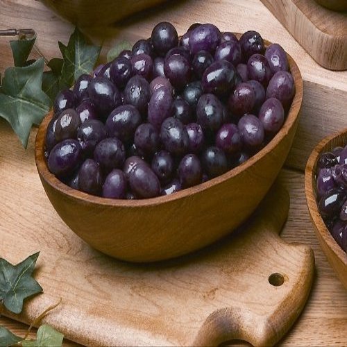 Artizan Specialty Nicoises Olives 11 Lb Tub - Premium Mediterranean Purplish-Black Olives for Gourmet Cooking, Salade Nioise, and Culinary Arts