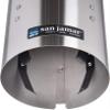 San Jamar Large Pull-Type Cup Dispenser Fits 12 - 24 Oz. Cups with Flip Cap for Restaurants, Dining Halls, and Fast Food, Stainless Steel, 23.5 Inches, Silver view 3
