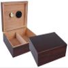 Prestige Import Group Chalet Desktop Cigar Humidor with Hygrometer and Humidifier - Stores up to 50 - Color: Cherry view 1