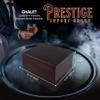 Prestige Import Group Chalet Desktop Cigar Humidor with Hygrometer and Humidifier - Stores up to 50 - Color: Cherry view 4