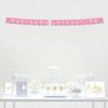 Andaz Press Pink and Gold Glittering Graduation Party Collection, Personalized Hanging Pennant Party Banner with String, Madison's Graduation, 5-Feet, 1 Set, Custom Name view 2