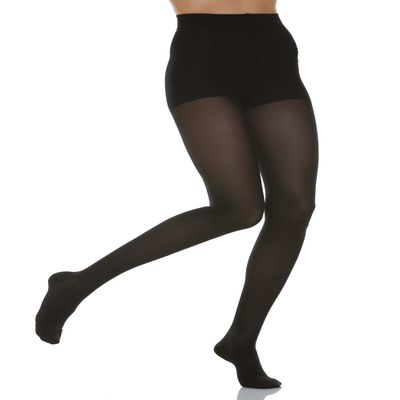20-30 mmHg Firm Compression Support Pantyhose. Italian Made (XX-Large Black)