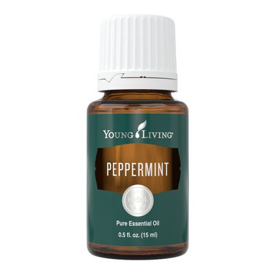 Young Living Peppermint Essential Oil 15ml  Fresh Minty Aroma and Cooling Sensation  Ideal for Diffusion and Topical Use (Dilution Required)