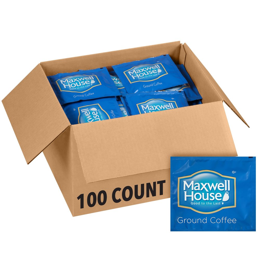 Maxwell House Ground Coffee Filter Packs (100 ct Pack)