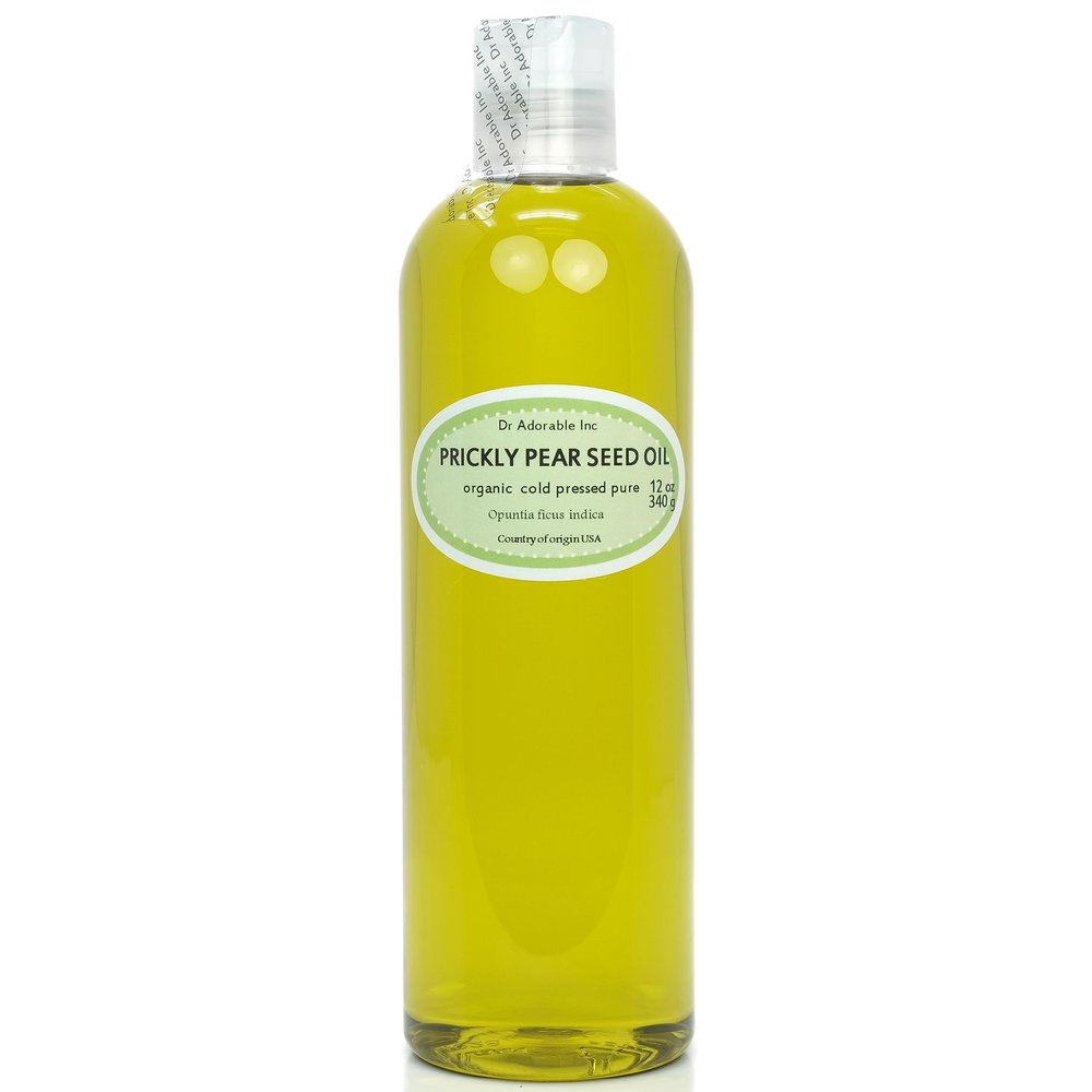 12 OZ PRICKLY PEAR SEED OIL BY DR.ADORABLE 100% PURE COLD PRESSED