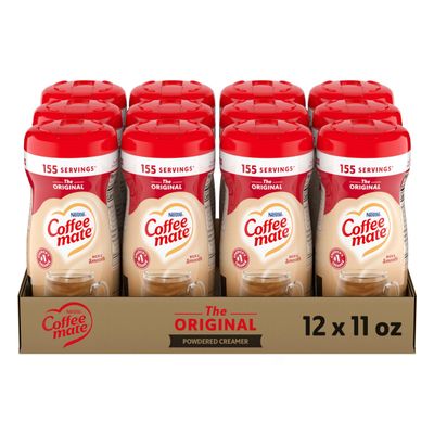 Nestle Coffee mate Coffee Creamer, Original, Powder Creamer, 11 oz Canister (Pack of 12)