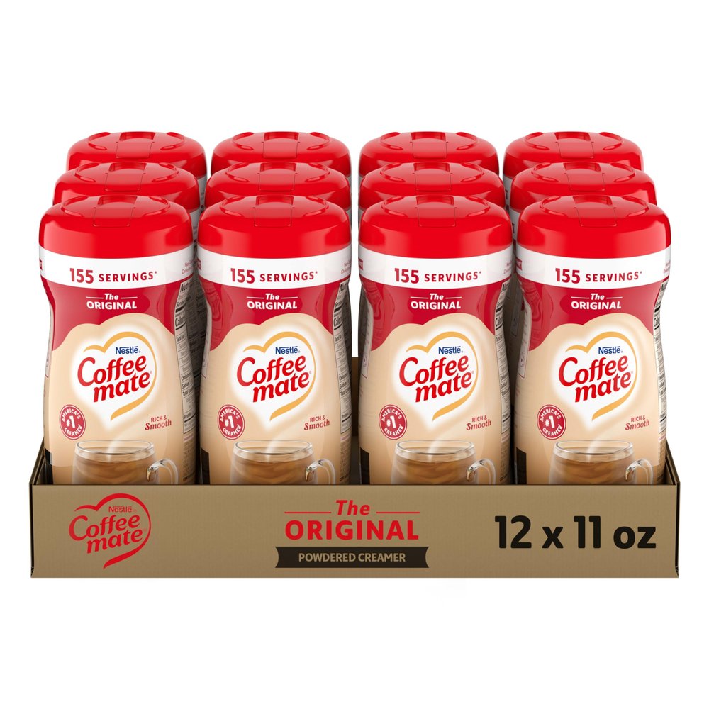 Nestle Coffee mate Coffee Creamer, Original, Powder Creamer, 11 oz Canister (Pack of 12)