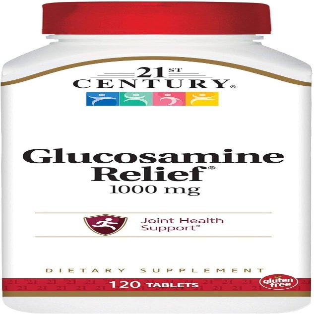21st Century Glucosamine Relief 1000 mg - 120 Coated Tablets, Pack of 2